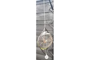 SK STYLE Stainless Steel Garden Wind Spinner - RAF Lancaster Bomber