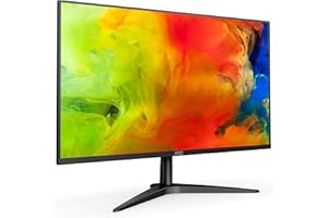 AOC 24B1H - Monitor sin marcos de 24" Full HD (1920x1080, 60 Hz, MVA, Flicker Free, 250 cd/m, D-SUB, HDMI 1x1.4) Negro