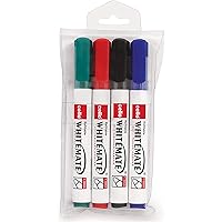 Cello Whitemate Whiteboard Marker Set - Pack of 4 (Multicolor)