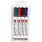 Cello Whitemate Whiteboard Marker Set - Pack of 4 (Multicolour) | Easily erasable and refillable | Set of 4 ink colours…