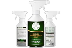 C&G HOME AND GARDEN Insect and Spider Spray 500ml Insecticide Repellent for Indoor Outdoor Alternative to Harmful Insect Killer and Spider Trap