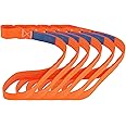 Pack Of 8 Lashing Loops, Nylon Strap Loops, 2.5 Cm X 40.5 Cm With 4 Screw Carabiners, Double