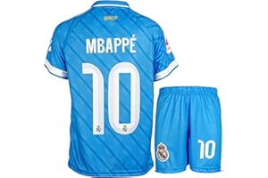 Mikalay Madrid Mbappe #10 Dritte 2025/2026 Fußball Kinder Trikot Football Shorts Set Jugendgrößen