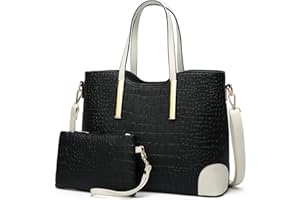 TcIFE Sac à Main Femme Sac Bandoulière Femme Ensembles de Sac Cabas