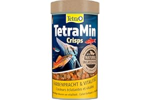 TetraMin Crisps - Mangime per tutti i pesci ornamentali, miscela ricca di nutrienti per pesci sani e acqua limpida, lattina da 250 ml