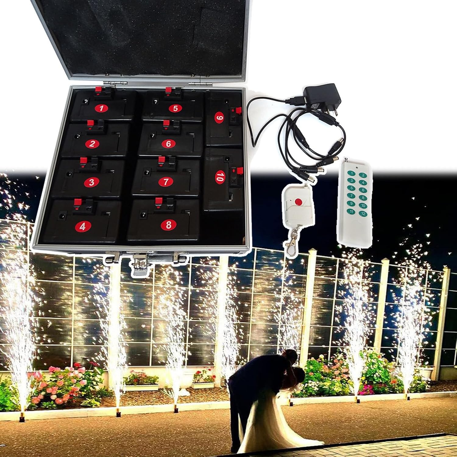 Wasd3Pods Encendedor de Fuegos Artificiales a Distancia – Seguro, Ecológico y Fácil de Usar para Adultos, Ideal para Fiestas y Eventos,10pcs