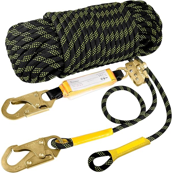 KwikSafety HURRICANE Safety Harness - 3 D-Ring ANSI Certified Fall Protection For Ironworkers & Tower Work