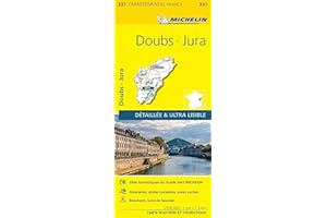 Doubs, Jura - Michelin Local Map 321: Map