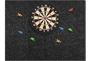 KEAGAN Dart Board Wall Protector Felt Dartboard Wall Protection Self-Adhesive Spliced Wall Surround Board Dart Board Backing Felt Wall Tiles Cork Dart Board Backer Cork Board