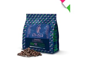 BOCCA DELLA VERITA Caffe in Grani Italiano Arabica e Robusta Idea Regalo Aroma OMERO Espresso Superiore Caffè in Grani Sacco da 250 g Tostato Naturalmente e Artigianalmente Rainforest e UTZ