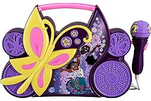 eKids Disney Encanto Sing Along Boombox mit Mikrofon und integrierter Musik