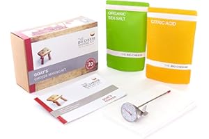 THE BIG CHEESE MAKING KIT Make Your Own Cheese Kit with Goat’s Cheese Easy Cheese Making Kit (UK) - Gluten-Free Cheese Kit - Includes Recipes and Other Ingredients, No Need for Liquid Rennet for Cheese Making, 450g