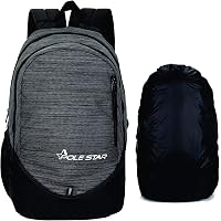 POLESTAR Ranker Grey Casual Bagpack/Travel Laptop Backpack Bag with Rain Cover
