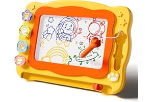 CI VETCH Large Magnetic Drawing Board Toddler Toy for 3 4 5 6 Years Old Kids Girls Boys Doodle Board Montessori Preschool Educational Travel Toy Gifts for 3 4 5 6 Years Old