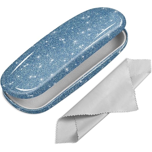 Eyglajdd 1 stuks brillenkoker hardcase, blauw, Eén maat