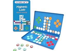 PC THE PURPLE COW The Purple Cow PC001 Ludo Magnetic Travel Game