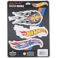 Open Road Brands Hot Wheels Flame Adhesive Vinyl Decals - Fun Set of Hot Wheels Stickers for Car, Window, Water Bottle or Laptop