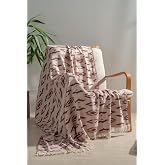 RAYME TEKSTIL%100 Pamuk &Ccedil;ok Ama&ccedil;lı &Ouml;rt&uuml;, Koltuk Şalı ve TV Battaniyesi, 130x170 cm, Dekoratif Ev Tekstili (Bordo, REFLACTİON