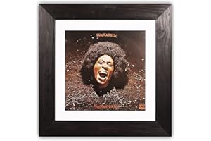 Soobsoo GmbH Schallplattenrahmen Klassik - edle Einrahmung mit Passepartout für Vinyl Liebhaber