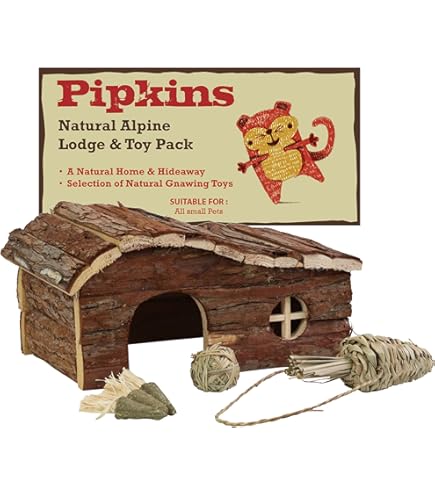 Casetta Per Porcellini D'India Dehner Forest | Legno Naturale | 26x19.5x16 Cm | Rifugio Per Roditori - Foto 5