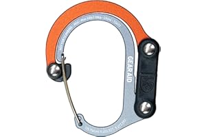 Gear Aid HEROCLIP (Large) Carabiner Gear Clip and Hook for Hanging Heavy Duty Items, Camping Backpacks, Suitcases, Kayaks, Bicycles, Garage Organization and More