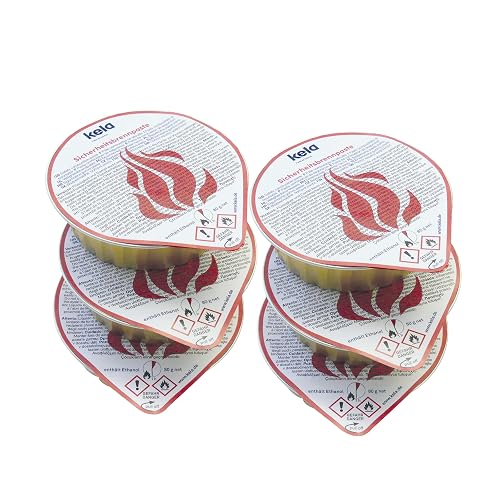 kela Sicherheits-Brennpaste, 6 × 80 g