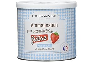 Lagrange Aromatisation Fraise pour Yaourts 500 g - Lot de 4