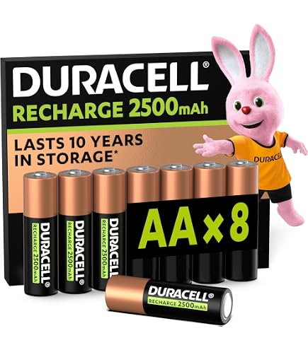 12 X Duracell AAA Wiederaufladbare Akkus – 750 MAh, Bis Zu 100x Aufladbar, 3 Jahre Haltbarkeit