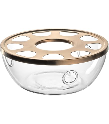 LEONARDO HOME Teiera In Vetro Borosilicato 1,2L Con Colino In Acciaio Inox E Coperchio - 077383