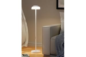 ‎HENZIN Henzin LED Stehleuchten für Wohnzimmer und Schlafzimmer Lesebeleuchtung Dimmbare Stehlampe mit stufenloser Dimmung RGB Farbwechsel Moderne Standardleuchten (weiß)