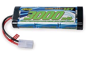 Carson 500608224 7,2 V/3000 mAh NiMH Race batería Tam – Carga rápida, Compatible con Coches RC, diseño Robusto, fácil manejo