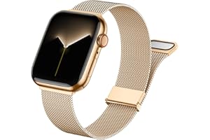 Faliogo Kompatybilne paski z Apple Watch Pasek 38mm 40mm 41mm 42mm 44mm 45mm 49mm Magnetyczny pasek ze stali nierdzewnej do iWatch Series 8 7 6 5 4 3 2 1 SE Ultra dla kobiet mężczyzn