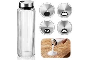 Salt- och pepparkryckor 500ml, Saltkruka med Justerbara Hällöppningar