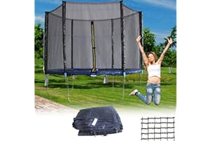 ‎ROOM44 Room44 Miganeo® Netz 305 Ersatznetz für 8 Stangen Sicherheitsnetz Trampolinnetz für Trampolin 3,05 - geeignete Netzhöhe universal von 160-180 cm