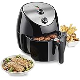 MisterChef Air Fryer with Rapid Air Circulation System, VORTX Frying, 30 Minute Timer & Adjustable Temperature Control, Oil F