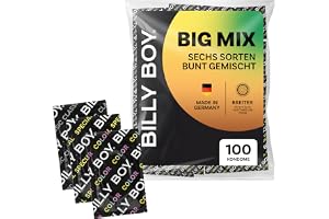 BILLY BOY kondomer BIG MIX 100-pack | blandade kondomer med bred passform (56 mm)