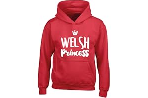 Hippowarehouse Welsh princess kids children's unisex Hoodie hooded top
