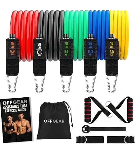 OFFGEAR Resistance Bands Set for Home Workout – Stackable