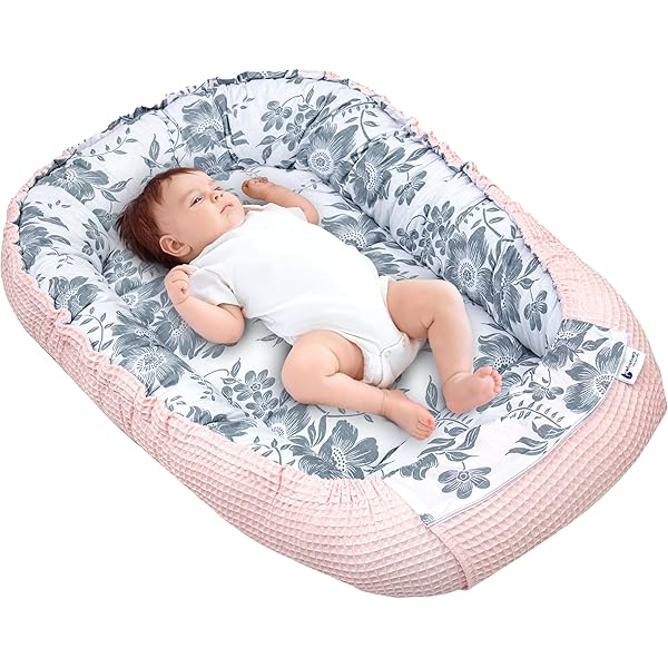 Bellochi Jambo Lettino Neonato XXL In Cotone - 120x65 Cm Con Bordi Sicuri, 0-12 Mesi | Nido Viaggio - Foto 7