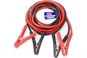 MEISHILE Cable Bateria Coche, 5000A Cable De Arranque para Batería De Coche, Cables Arranque Batería, Pinza Cocodrilo, para Emergencias De Coche, Camión, Furgoneta Mediana (4M)