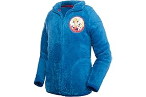 Brandsseller Sam Fireman - Giacca in pile per bambini con collo alto