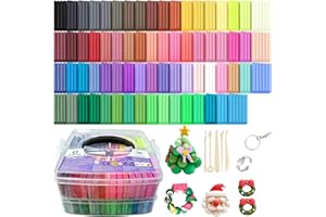 ‎ARTECHO Artecho Polymer Clay Kit, 70 Farben Oven Bake Modellierung Clay Kit mit 5pcs Clay Sculpting Tools und Zubehör für DIY, Schmuck Design, Home Decoration und Kunst Skulptur