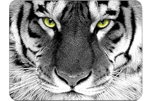 Silent Monsters Tapis de Souris S 24 x 20 cm, Petit Mouse Pad, Tigre, Tapis de Souris en Tissu, antidérapant, Silencieux, Le Jeu vidéo, Bureau, Home Office, Lavable, Enroulable, découpé au Laser