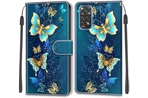 SIENIANLINE Funda para Xiaomi Redmi Note 11 Global / Xiaomi Redmi Note 11S Global, con [Ranura para Tarjeta] [Cierre Magnético] de Funda Magnética con Tapa para Xiaomi Redmi Note 11 Global / Note 11S Global
