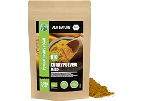 ‎ALPI NATURE Alpi Nature Curry Pulver mild BIO 500g, Premium Qualität Curry Pulver bio, indische Gewürze