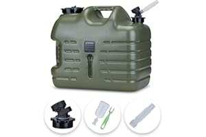 UPWOIGH 31 Litre Water Storage Container, Large Camping Water Containers, Truly No Leakage Water Jug,BPA Free Military Green Water Tank, Portable Emergency Overlanding Gear for Outdoors Hiking