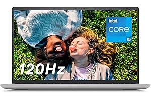 Dell Inspiron 15 3520 Ordinateur Portable, Processeur 12th Gen Intel Core i5-1235U, Écran 15.6" FHD 120Hz 250 nit, 8Go RAM, 256Go SSD, Graphique Intel UHD, Windows 11 Home, Platinum Silver