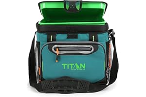 TITAN BY ARCTIC ZONE Titan Deep Freeze Cooler Zipperless Hardbody Cooler - Deep Freeze Isolation, Hardbody Liner und SmartShelf