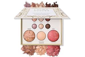 LAURA GELLER BEAUTY LAURA GELLER NEW YORK The Best of the Best Baked Starter Kit Palette - Tuscan Dreams - Full Size - Includes Bronzer, Blush, Highlighter and 6 Eyeshadows - Travel-Friendly