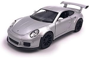 H-Customs 911 991 GT3 RS Modellauto Auto Lizenzprodukt 1:34-1:39 Silber
